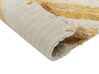 Tappeto cotone beige chiaro e senape 80 x 150 cm BINGOL_839460