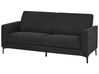 3-istuttava sohva kangas musta FENES_897884