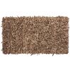 Kožený koberec 80 x 150 cm béžový MUT_848620