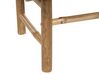 Mesa de centro de bambú 80 x 45 cm madera clara TODI_872092