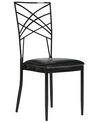 Set of 2 Dining Chairs Black GIRARD_913467