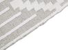 Outdoor Teppich grau / weiss 80 x 150 cm orientalisches Muster Kurzflor TABIAT_852857