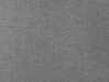 Cama con somier de poliéster gris/madera oscura 140 x 200 cm COLMAR_711770