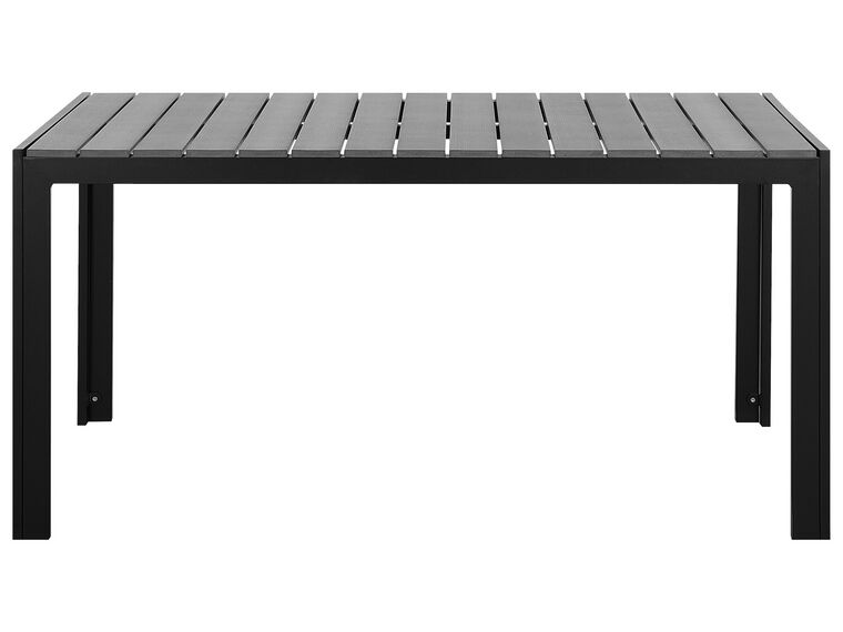 Garden Dining Table 150 x 90 cm Grey COMO Beliani.co.uk