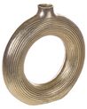 Dekovase Aluminium gold Donut-Form 40 cm COMAL_848960