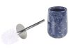 Ceramic 6-Piece Bathroom Accessories Set Blue ANTUCO_788704