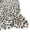 Faux Fur Cheetah Print Rug 130 x 170 cm Beige and Black OSSA_913679