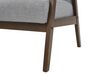3 Seater Fabric Sofa Grey ASNES_786840