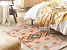 Teppich mehrfarbig geometrisches Muster 80 x 150 cm YOMRA_836391