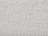 Cama de casal em tecido cinzento claro 160 x 200 cm ROANNE_903122