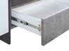 TV Stand LED Concrete Effect with White RUSSEL_760656