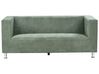 3-Sitzer Sofa Stoff grün FLORO_916619