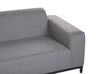 5 Seater Garden Sofa Set Grey with Black ROVIGO_869477