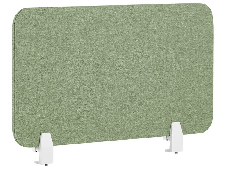 Przegroda na biurko 80 x 40 cm zielona WALLY_853089