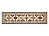 Kelim Teppich Wolle mehrfarbig 80 x 300 cm orientalisches Muster Kurzflor GHUKASAVAN_859084