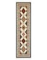 Dywan wełniany kilim 80 x 300 cm wielokolorowy GHUKASAVAN _859084