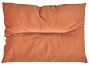 Velvet Reversible Pet Bed 70 x 60 cm Orange and Beige IZMIR_826594