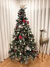 Frosted Christmas Tree Pre-Lit 210 cm Green PALOMAR _815203