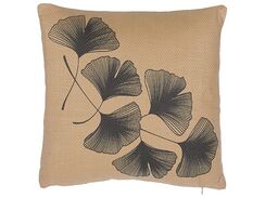 Koristetyyny lehtikuviolla 45 x 45 cm beige WAKAD Koristetyyny lehtikuviolla 45 x 45 cm beige WAKAD