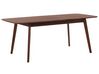 Stół do jadalni rozkładany 120/150 x 75 cm ciemne drewno MADOX _422585