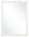 Metalowe lustro ścienne LED 50 x 60 cm białe ODENAS_756944