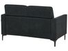 2 Seater Fabric Sofa Black FENES_897876