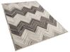 Kožený koberec 160 x 230 cm šedý AYTEPE_751662