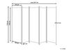 Folding 5 Panel Room Divider 270 x 170 cm Green NARNI_802776