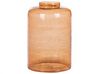 Vaso de vidro laranja 41 cm MIRCHI_823690