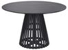 Eettafel acaciahout zwart ⌀ 120 cm MESILLA_906720