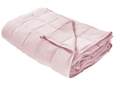 Rózsaszín súlyozott takaró 135 x 200 cm NEREID