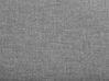 Polsterbett Leinenoptik grau Lattenrost 90 x 200 cm SENNEZ_713992