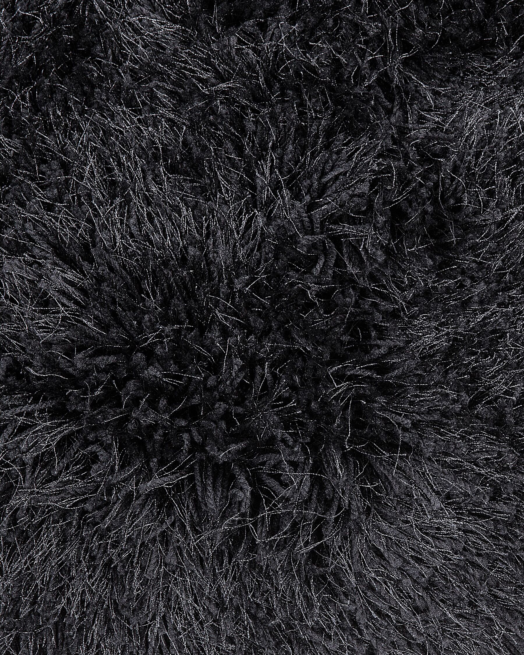 Shaggy Area Rug 160 x 230 cm Black CIDE | Beliani.co.uk