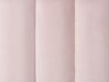 Dubbelsäng i sammet med USB-ingång 140 x 200 cm rosa MIRIBEL_870525