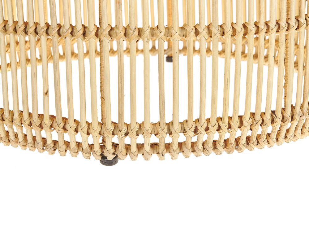 Lounge Set Rattan hellbraun 4-Sitzer Auflagen beige FLORENTINE / LIMNI