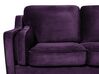 2 Seater Velvet Sofa Purple LOKKA_705461