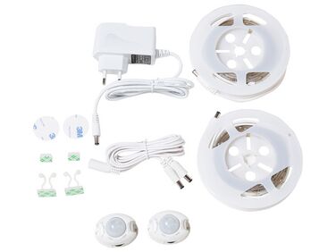 Bandes LED 2 x 120 cm blanches avec détecteur de mouvement