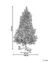 Künstlicher Weihnachtsbaum mit Schnee bestreut 210 cm grün DENALI_783560