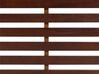 Lit double en bois marron 160 x 200 cm CARNAC_875325
