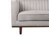 3 Seater Fabric Sofa Light Grey SKAULE_894099