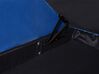 Chaise longue velluto blu con contenitore lato destro MERI_749764