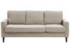 Fabric Sofa with Ottoman Beige AVESTA_768416