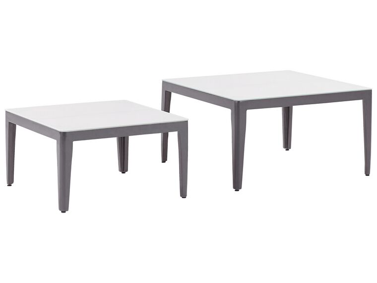 6 Seater Garden Corner Sofa Set Beige RIMA III Beliani.co.uk