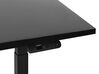 Fekete elektromosan állítható íróasztal 180 x 72 cm DESTINES_899533