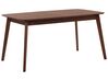 Tavolo da pranzo estensibile legno scuro 120/150 x 75 cm MADOX_674407