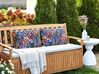 Conjunto de 2 almofadas de jardim com padrão floral multicolor 40 x 60 cm CASTELARO_905272