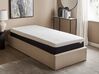 Kemény latex habszivacs matrac levehető huzattal 90 x 200 cm COZY_914183