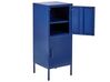 2 Door Metal Storage Cabinet Navy Blue HURON_868214