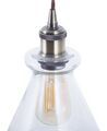 Lampe suspension en laiton et en verre BERGANTES_694653