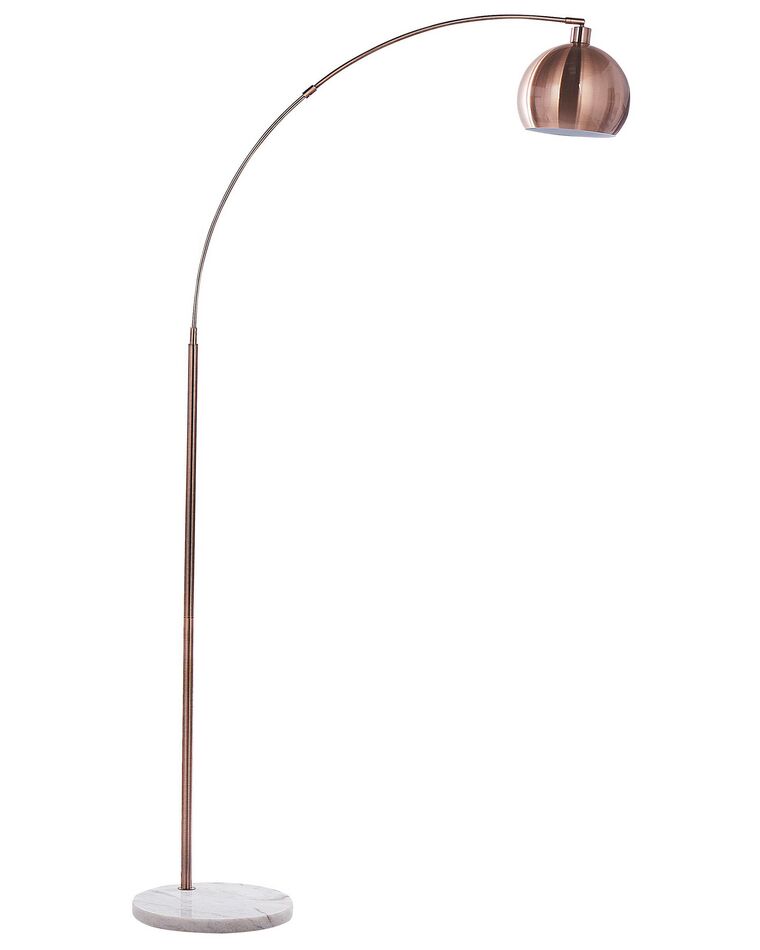Lámpara de pie de metal cobrizo 210 cm PAROO_706123